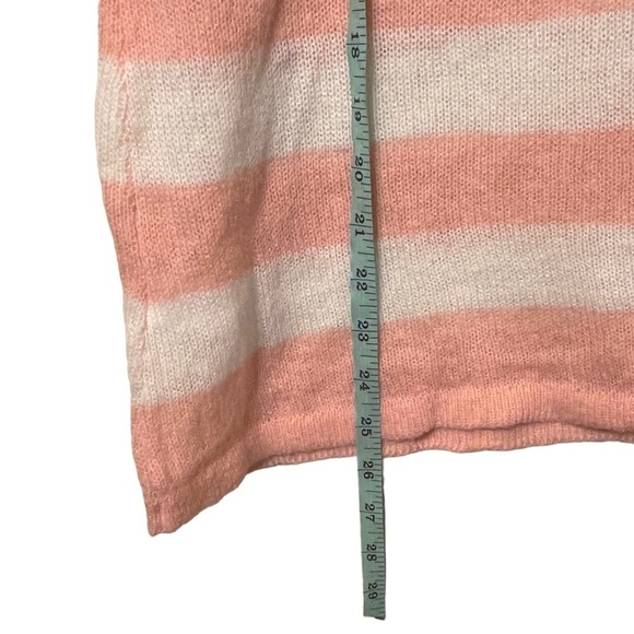 Wildfox White Label Brigitte Lakehouse Striped Sequin Heart Short sleeve Sweater - Picture 4 of 7